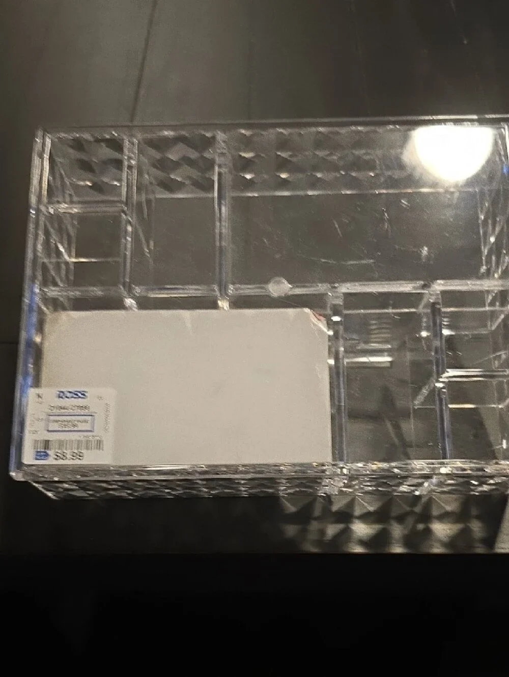 Clear Acrylic Cosmetic Caddy Organizer